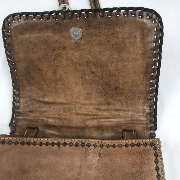 vintage‎ american west feather crossbody with matching wallet preowned - Picture 5 of 12
